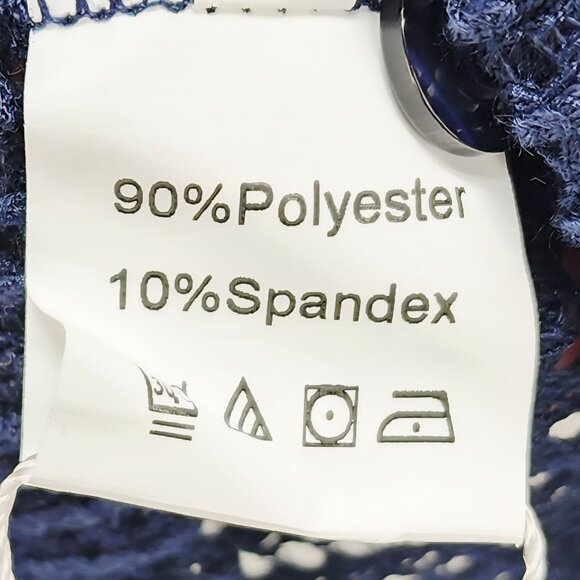 Mens Navy Blue Mesh Button-Up Shirt By URRU Size L Short Sleeve Lightweight - Picture 10 of 10